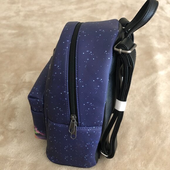NWT Loungefly Disney Stitch Starry Night Mini Backpack - Picture 6 of 7
